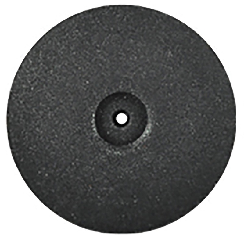 ORO – Silicone Wheel, Black, C, 22 dia.x 3.5mm t, 1.6mm AH (50 pk)