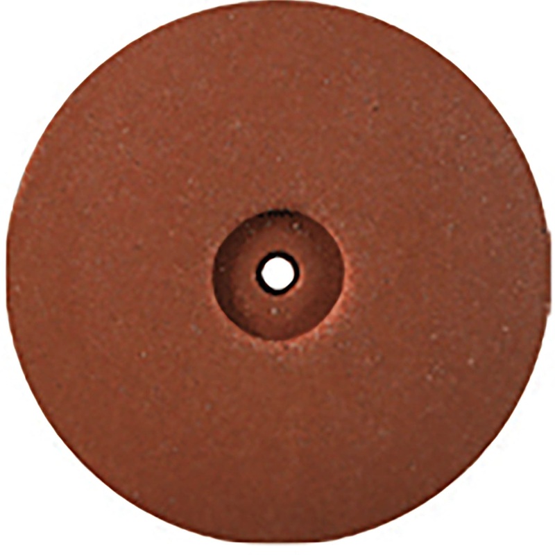 ORO – Silicone Wheel, Brown, M, 22 dia.x 3.5mm t, 1.6mm AH (50 pk)