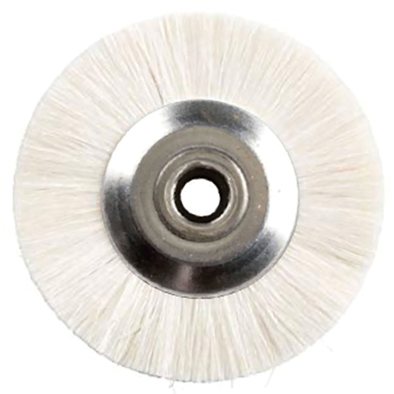ORO – Unmounted Disc, White Goat Hair, 3.2mm AH, 25.4mm d (50 pk)