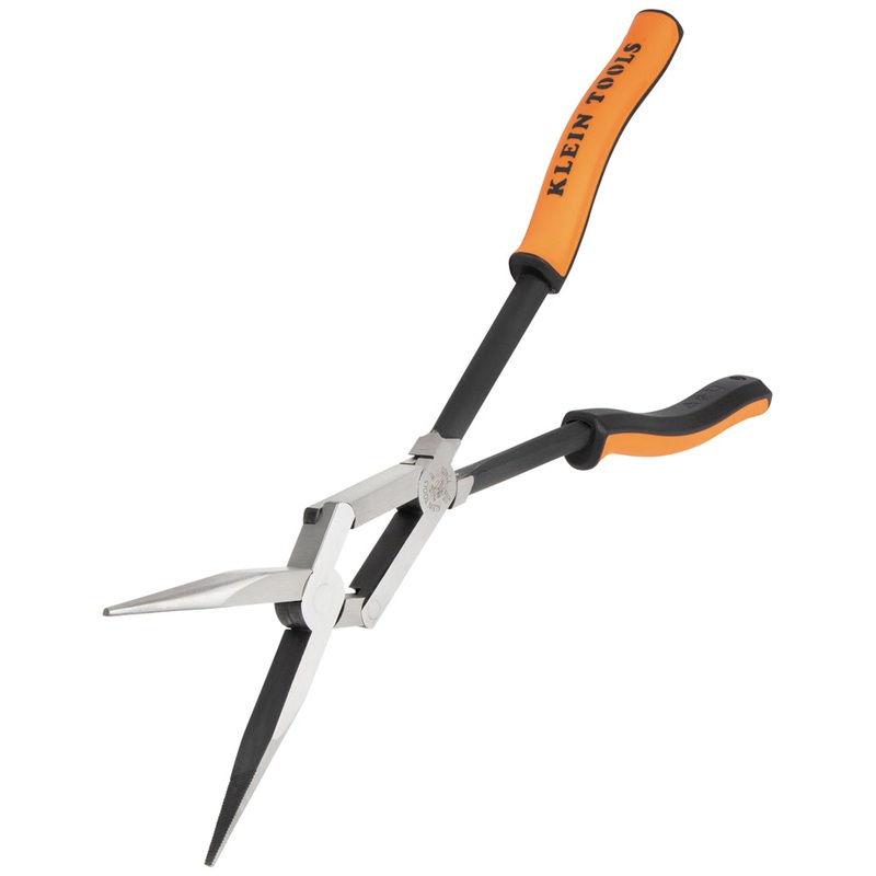 Klein Tools 71400 Long Reach Needle Nose Pliers, Straight Nose, 13″