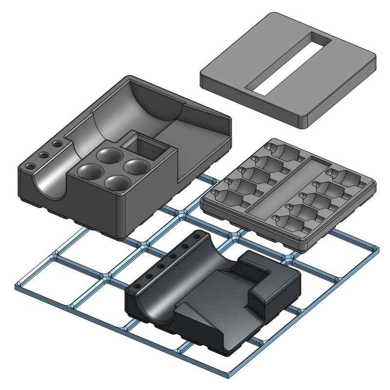 Digital Download Files for 3D-Printed Tool Storage Solutions