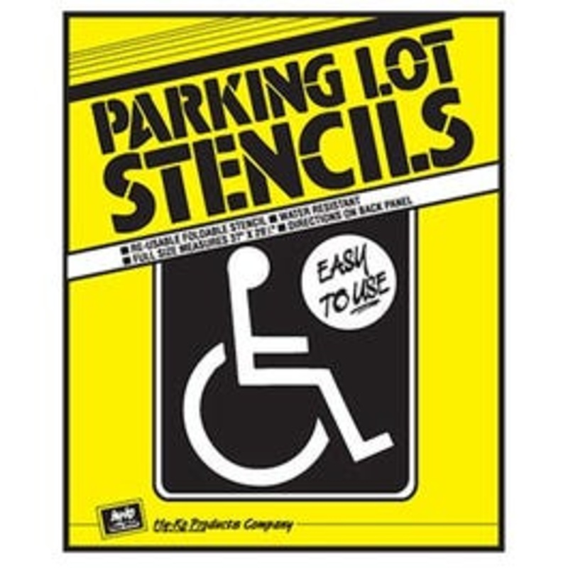 “Handicapped Parking Lot” Sign, 15 x 20-In.
