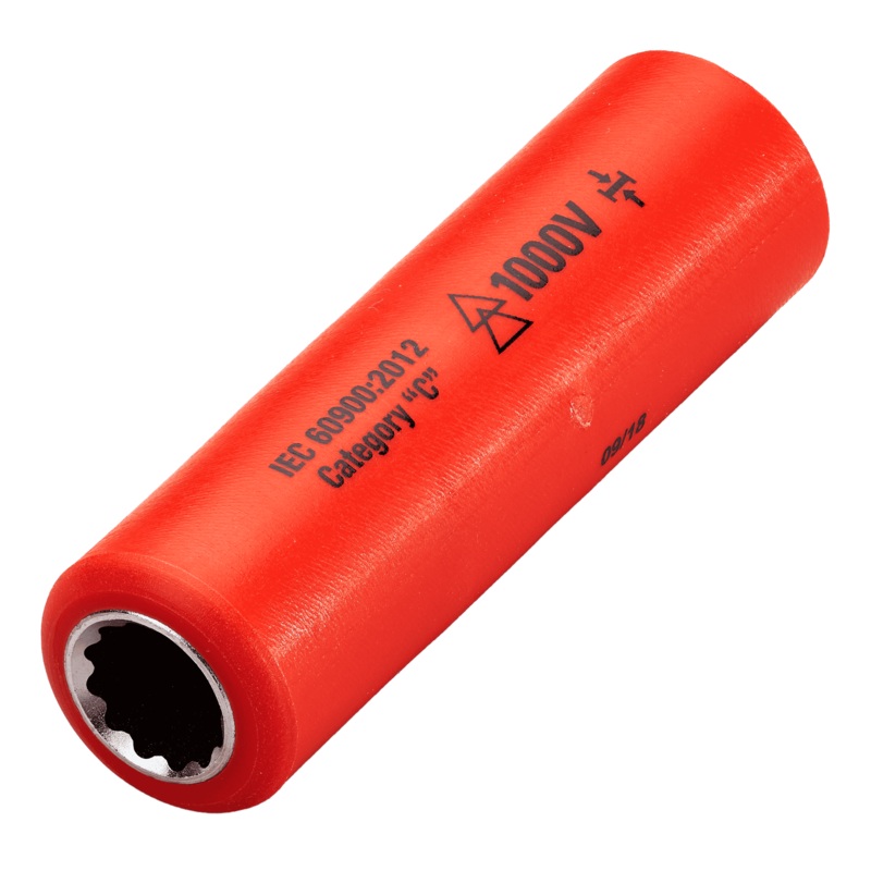 1,000v Insulated 1/2″ Drive Deep Socket 14mm