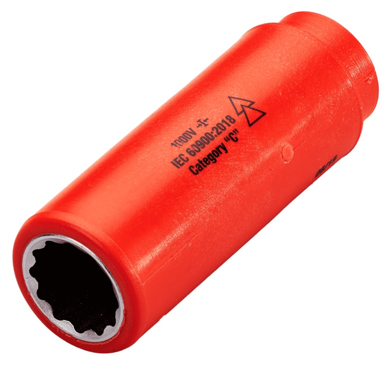 1,000v Insulated 1/2″ Drive Deep Socket 22mm