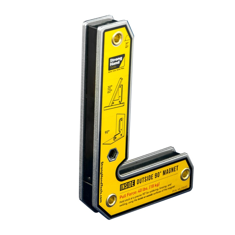 Inside Outside Angle Magnet, 6″ Fixed