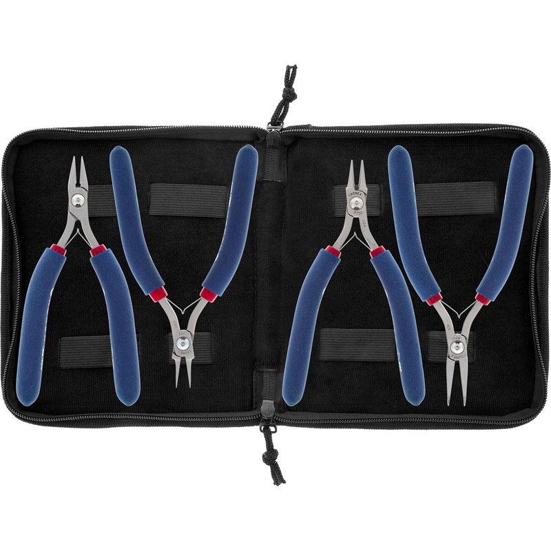 Pliers Set – Tronex Fine Wire Work Set In Case (Long Ergonomic Handles)
