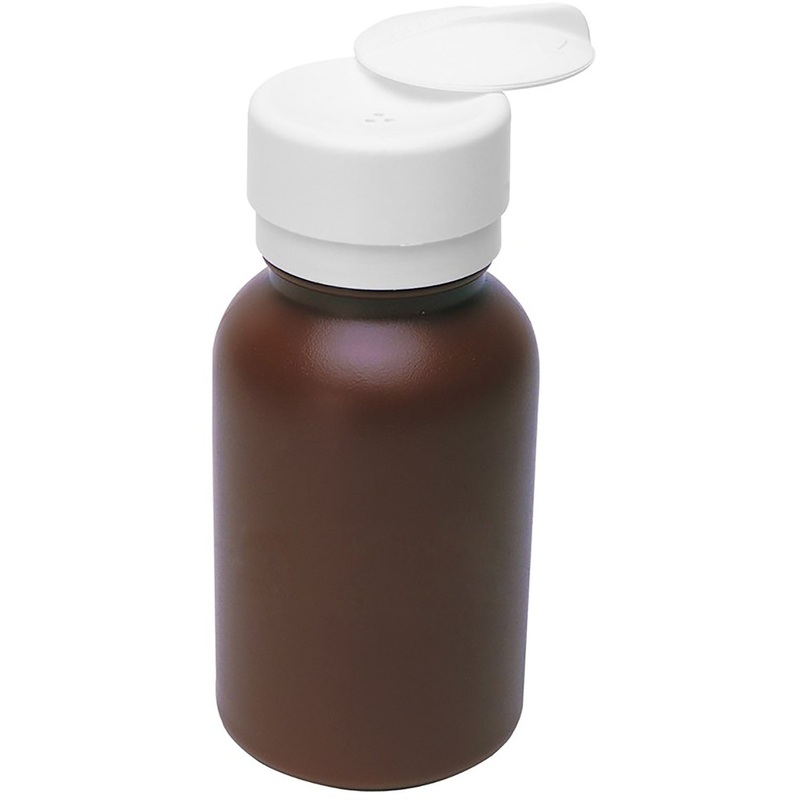 Menda – Lasting-Touch, Brown Round HDPE, 8oz