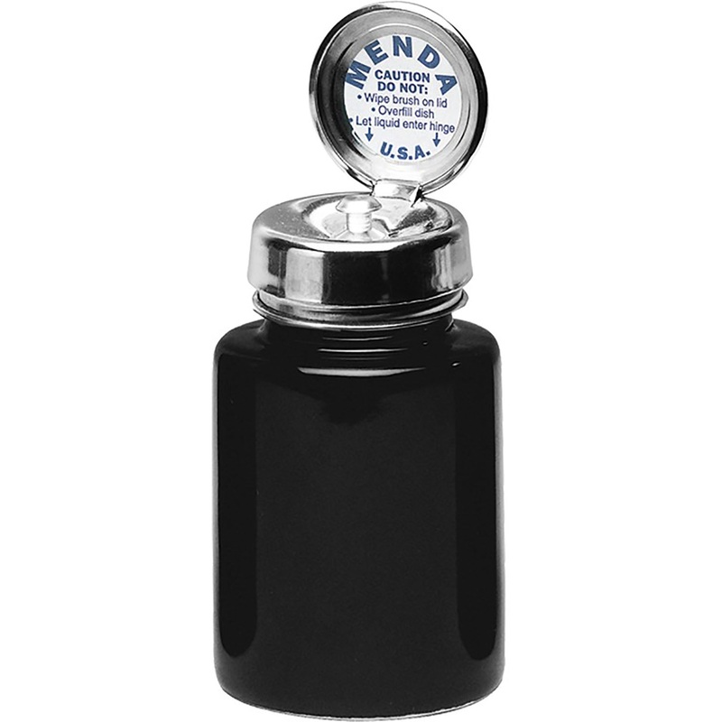 Menda – Pure-Touch, SS, Round 4oz Black Glass,