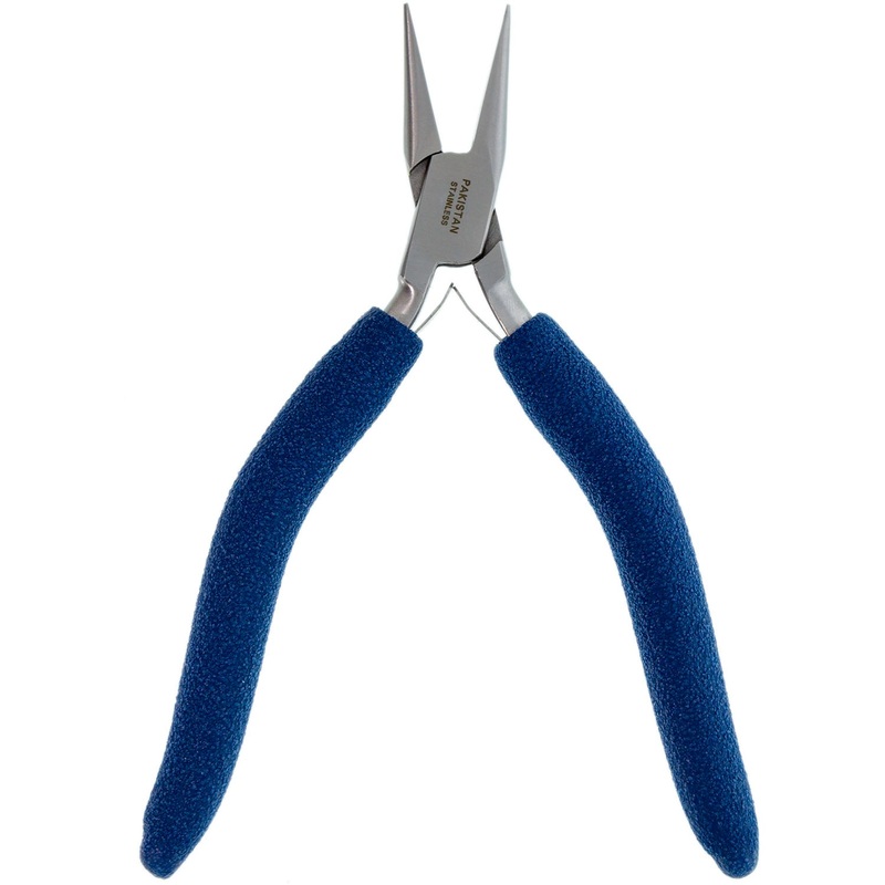 Pliers – Chain Nose, 6.5in., (Blue Padded Grips)