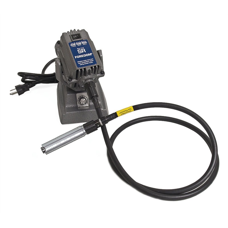 1/6 hp Bench Mount SR Motor w/ built-in control with 60 Square Drive Heavy Duty Shaft & Sheath, H.30H Handpiece, 115v