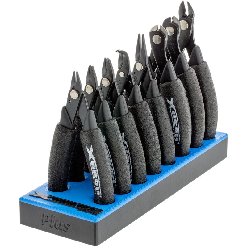 Chainmaille Set, 8 Piece Xuron Plus, Pliers & Cutters Set w/Stand