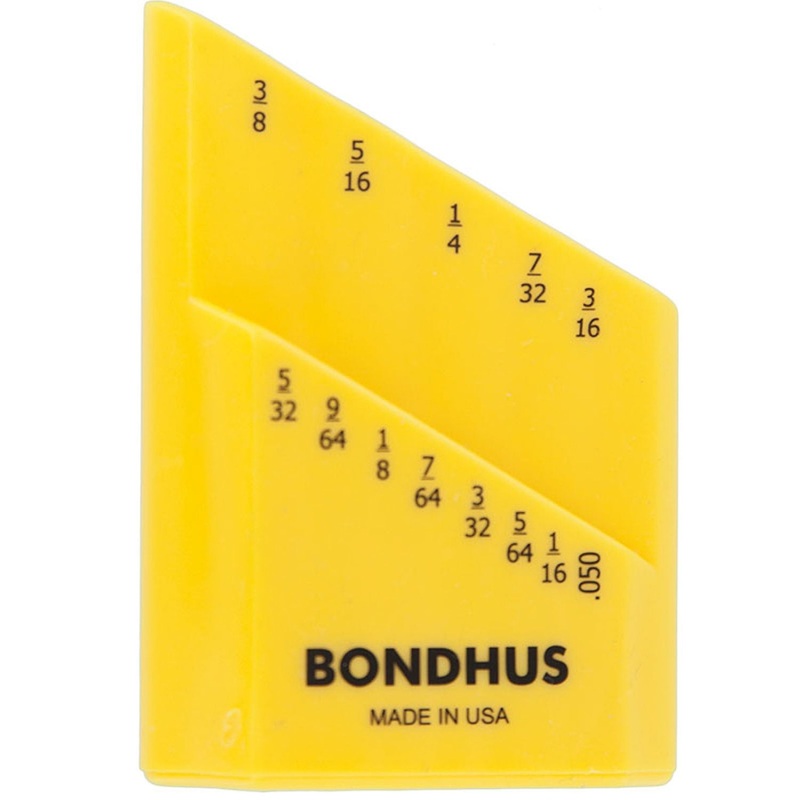 Bondhex Case Holds 13 L-Wrenches .050-3/8 (10 pk)