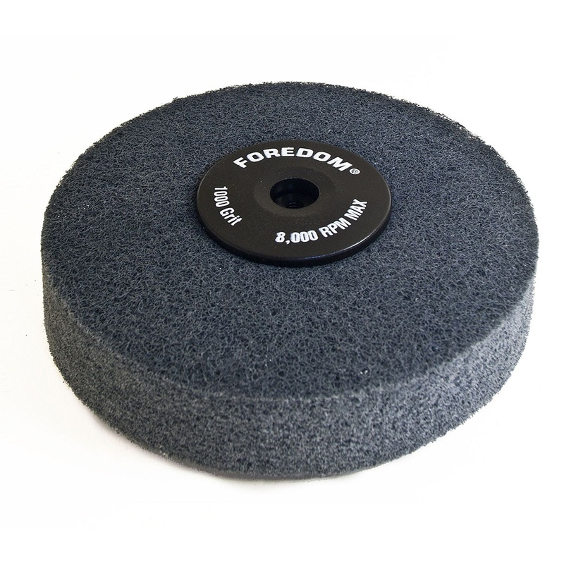 Unitized Non-Woven Wheel, 100 – 1000 grit, 110mm diameter A-5554 – 320 Grit