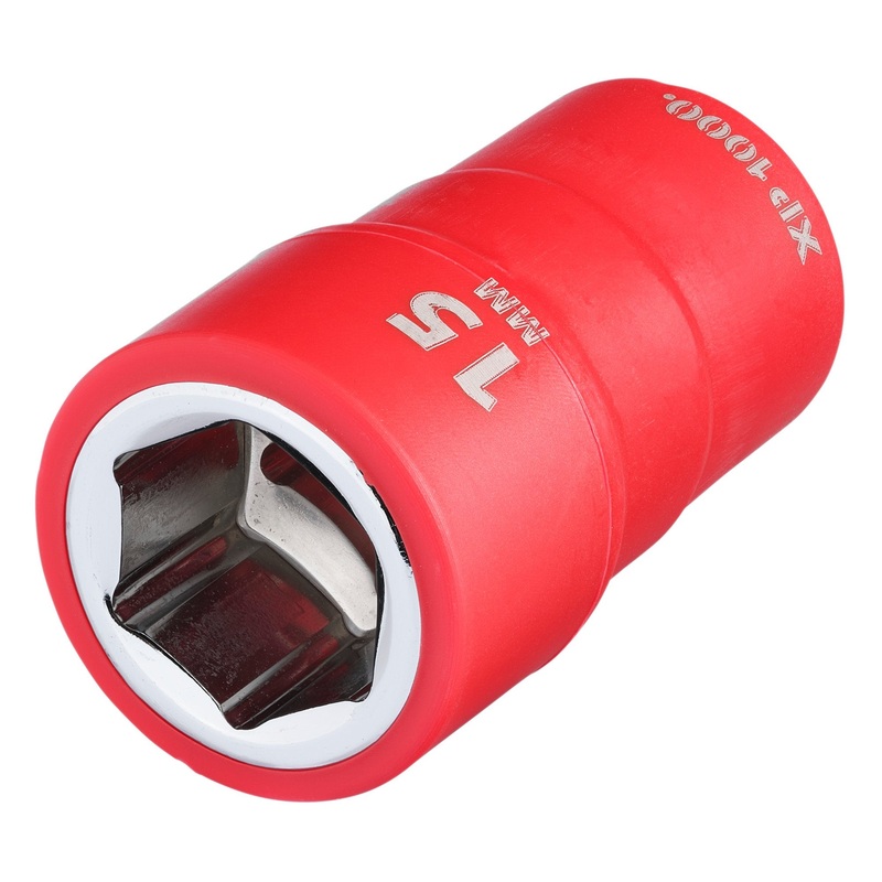XP1000 VDE Socket, 3/8″ Sq. Dr., 15mm