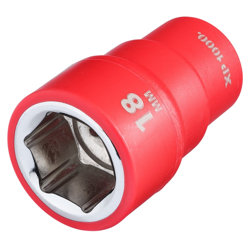XP1000 VDE Socket, 3/8″ Sq. Dr., 18mm