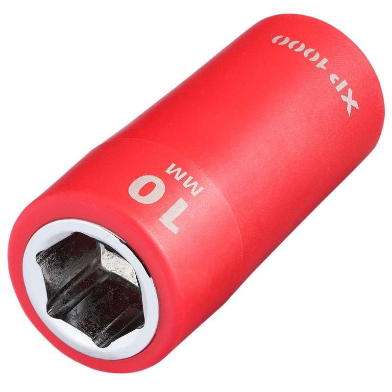 XP1000 VDE Socket, 1/4″ Sq. Dr., 10mm