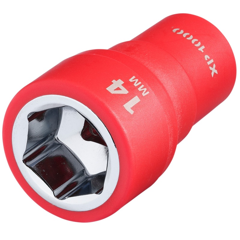XP1000 VDE Socket, 1/4″ Sq. Dr., 14mm