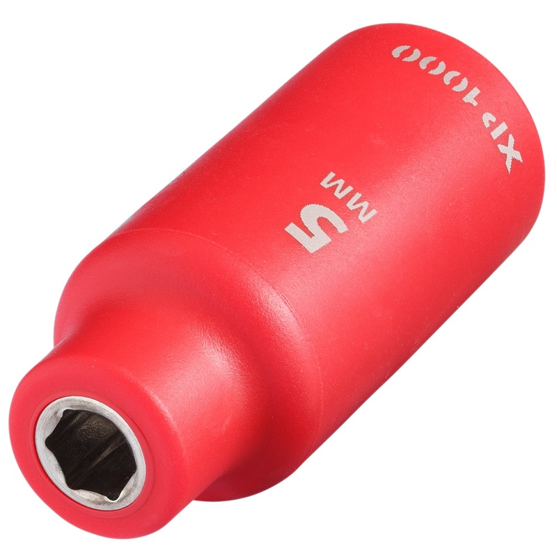 XP1000 VDE Socket, 1/4″ Sq. Dr., 5mm