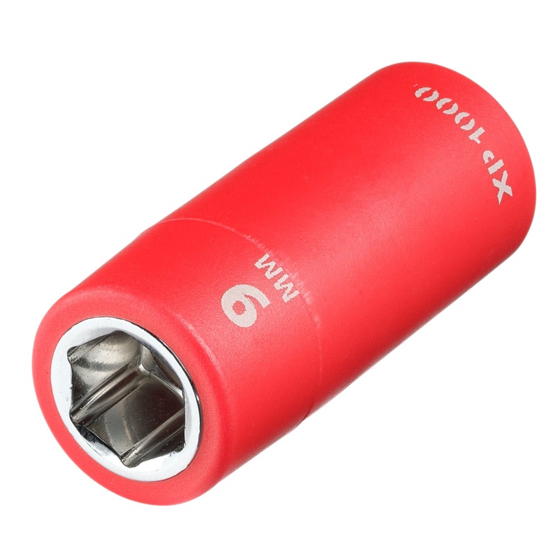 XP1000 VDE Socket, 1/4″ Sq. Dr., 9mm